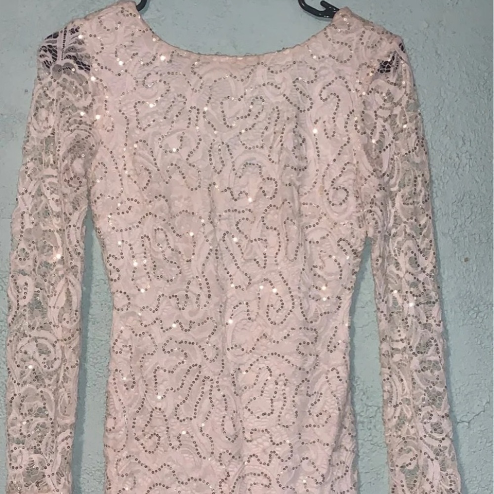 White Lace Homecoming Dress